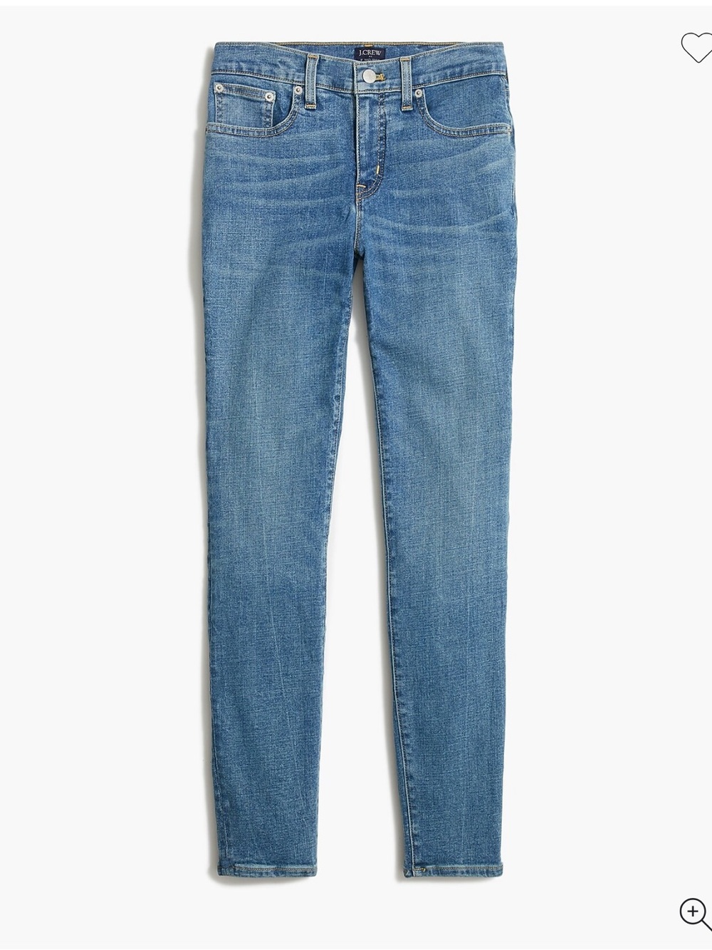 NWT J. Crew 8” mid-rise skinny